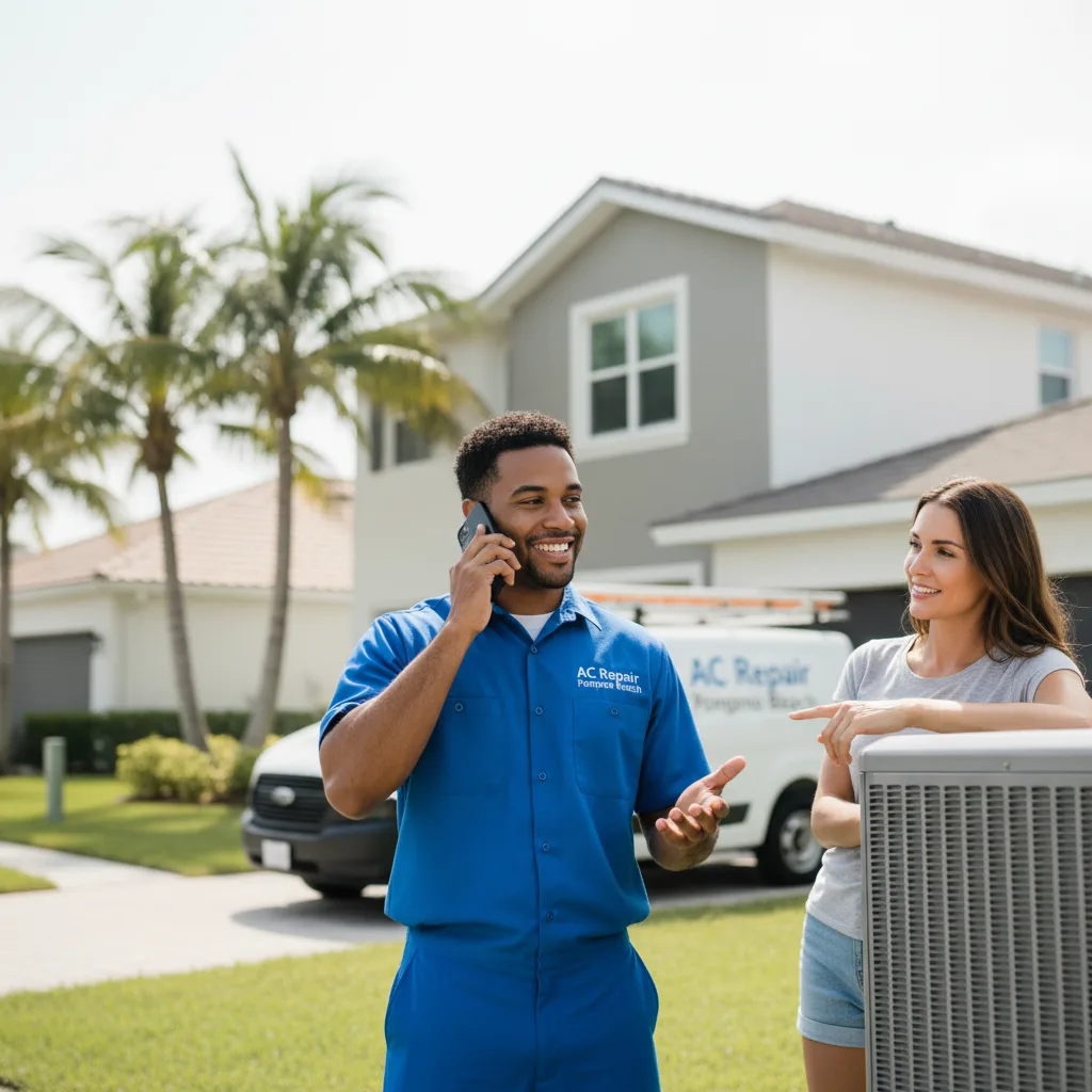 AC Repair Pompano Beach customer support in Bryant Pond